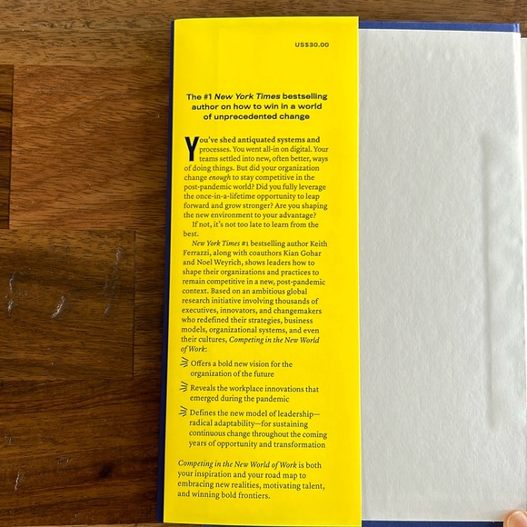 NWT Competing In The NEW World Of Work Hardcover Book - Picture 6 of 8